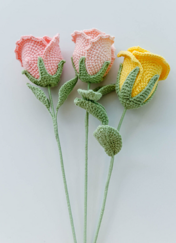 Crochet Rose Bouquet Pattern PDF | DIY Flower Tutorial | Instant Digital Download
